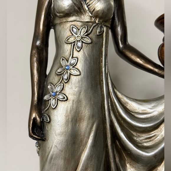 🤩STUNNING Luxurious ArtDeco Style Collectible Sculpture Candle holder - Picture 10 of 16